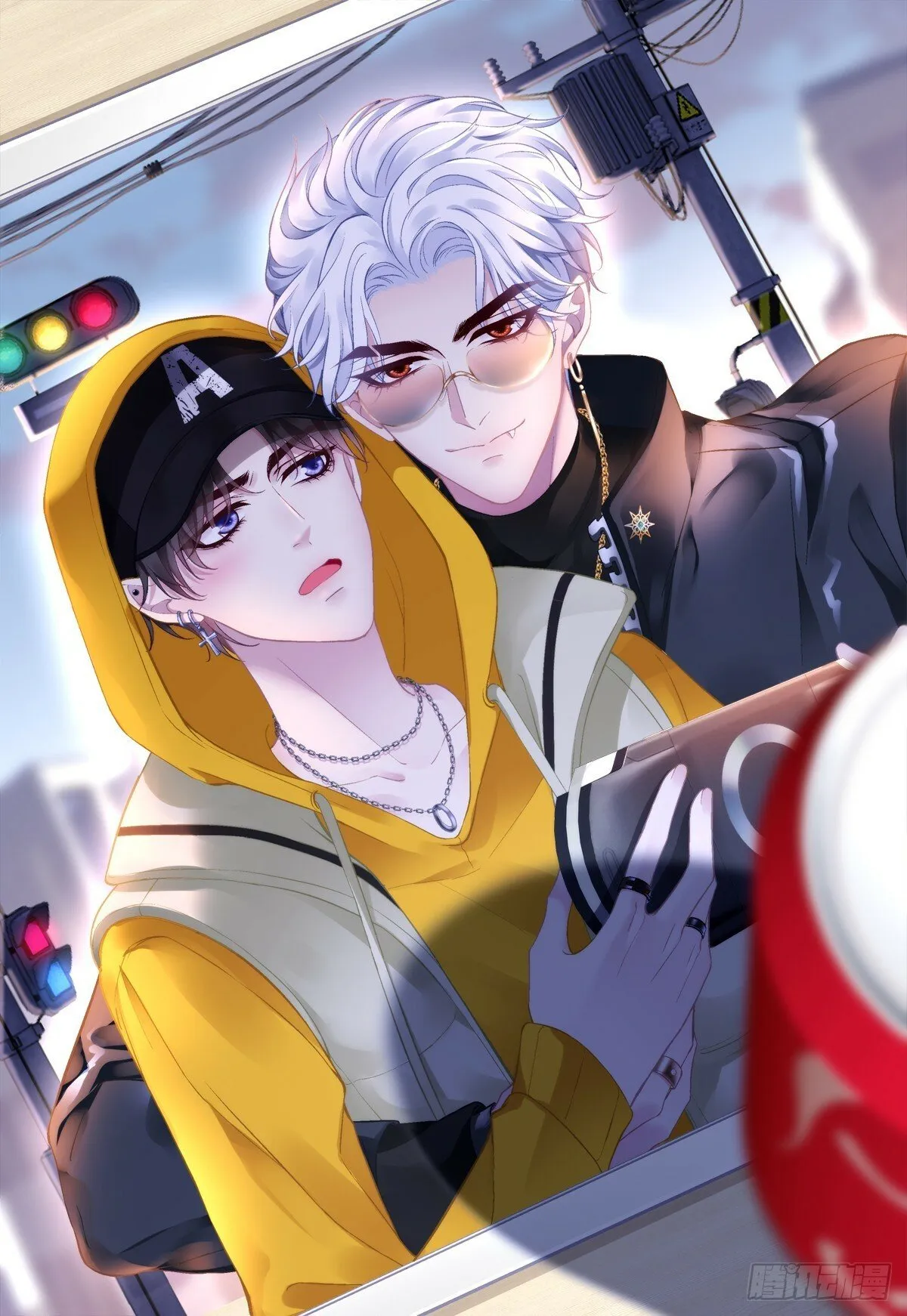 黑暗大佬驯养指南小说漫画,是谁掉了马？1图