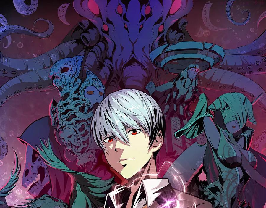 成为克苏鲁神主的视频漫画,第4话 歌牌社的读牌鬼1图