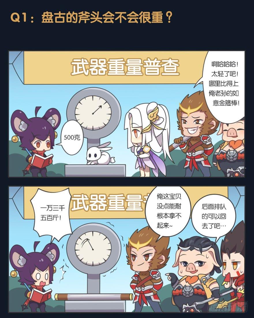 王者萌萌假日100话漫画,盘古的秘闻2图