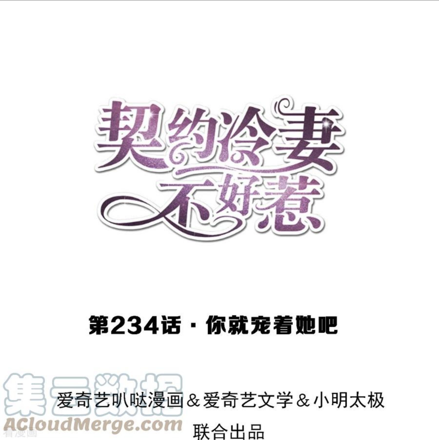 契约冷妻不好惹动漫免费观看漫画,第234话 你就宠着她吧1图
