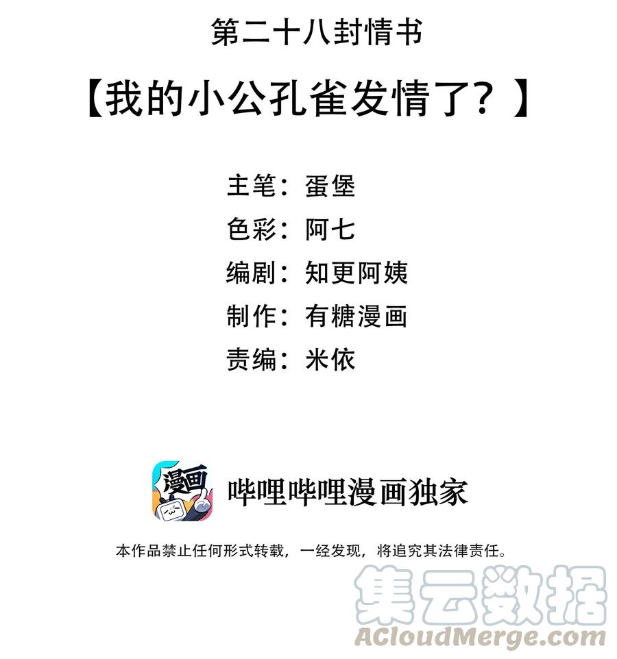 离别前后漫画免费观看下拉式漫画,028 我的小公孔雀发情了？3图