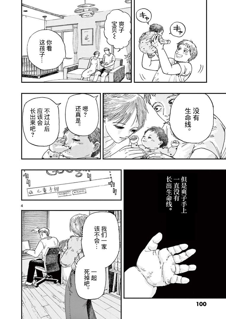 我死前的百物语第100话漫画,第6话生命线4图