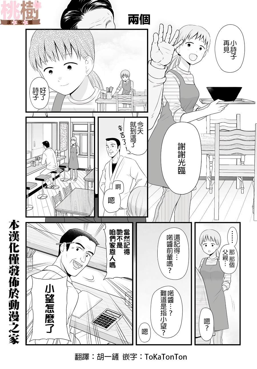 女高中生的虚度日常08漫画,第79话两个1图