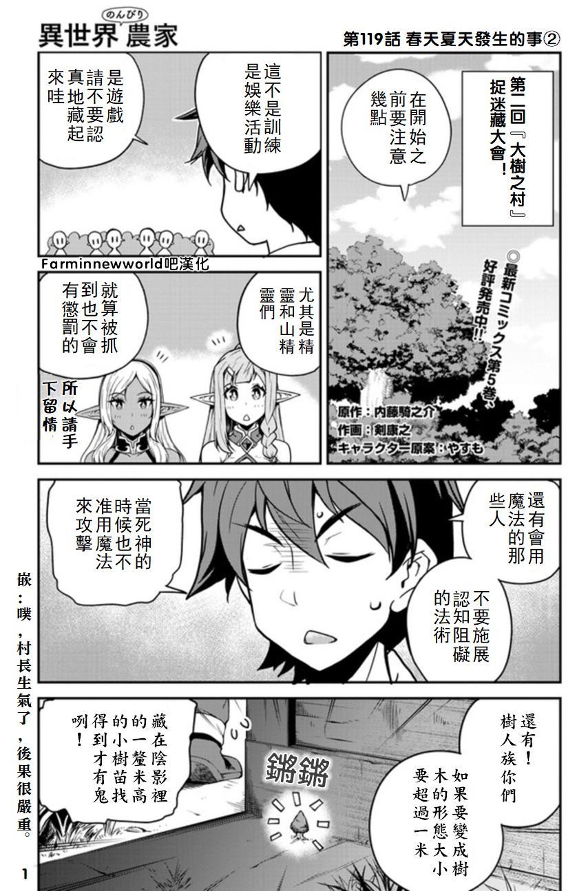 异世界悠闲农家在线观看全集免费播放漫画,第119话1图