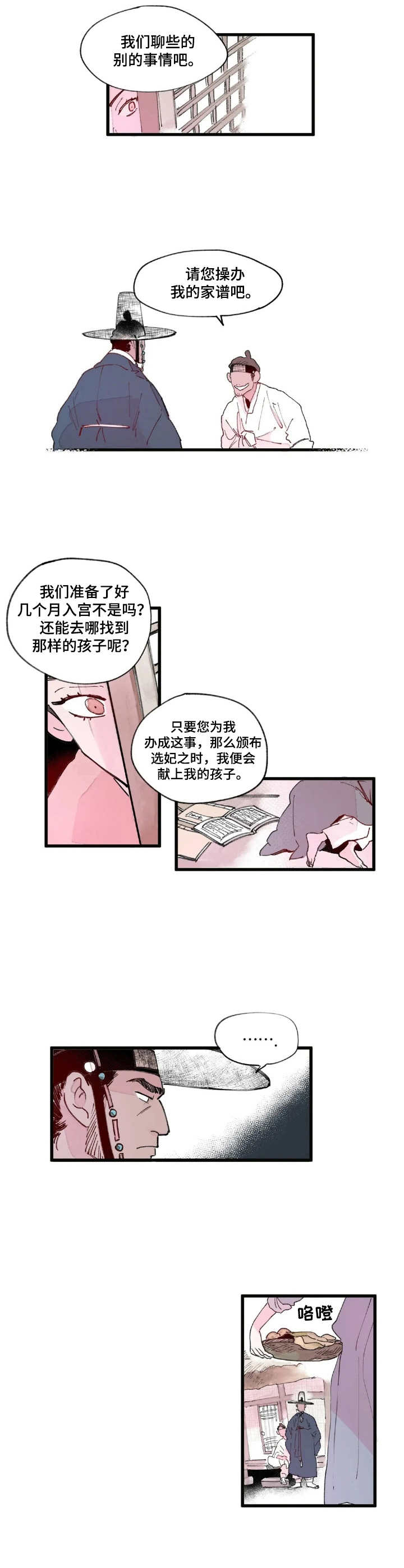 宫廷画真迹大全漫画,第3章：选拔1图