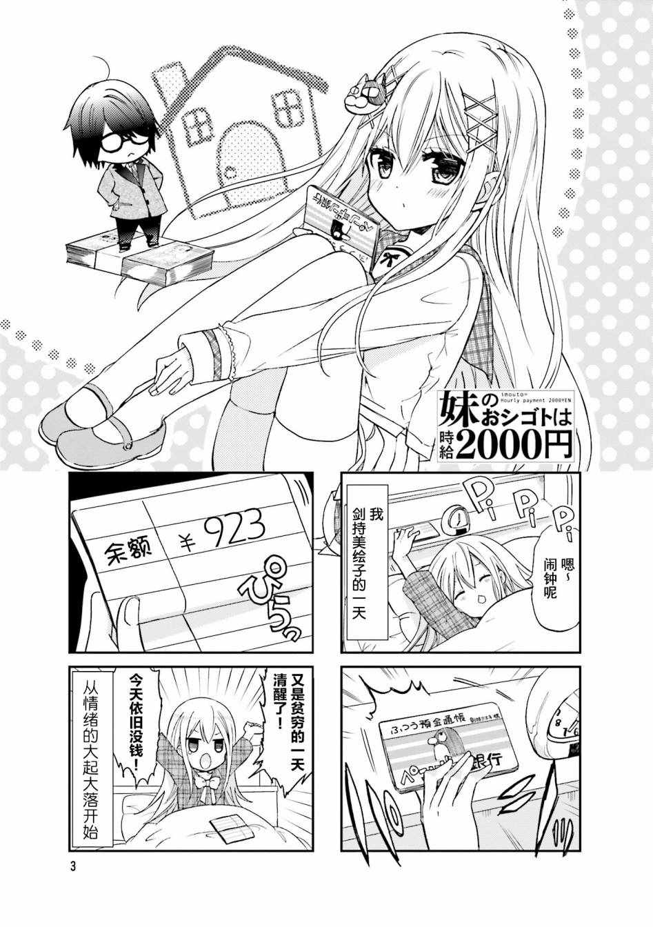 单身妹月薪2000漫画,第1话5图