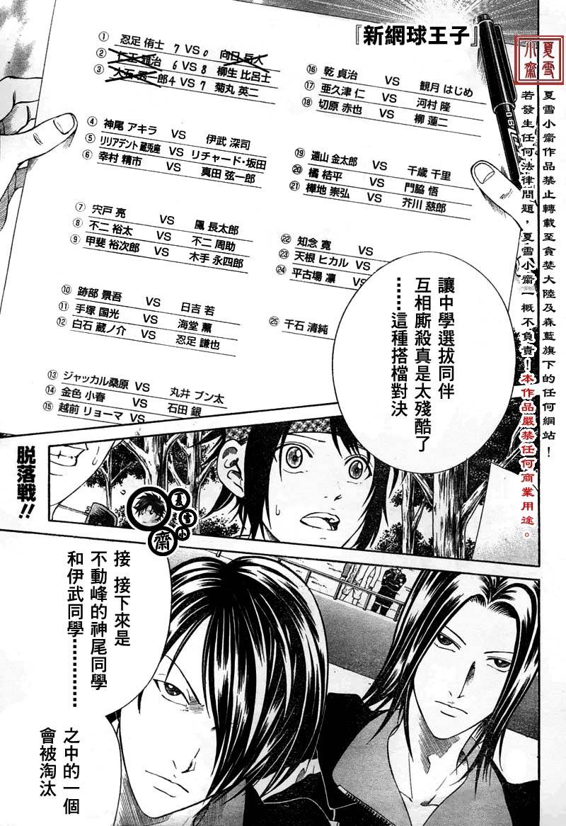 新网球王子动漫片段漫画,第8话1图