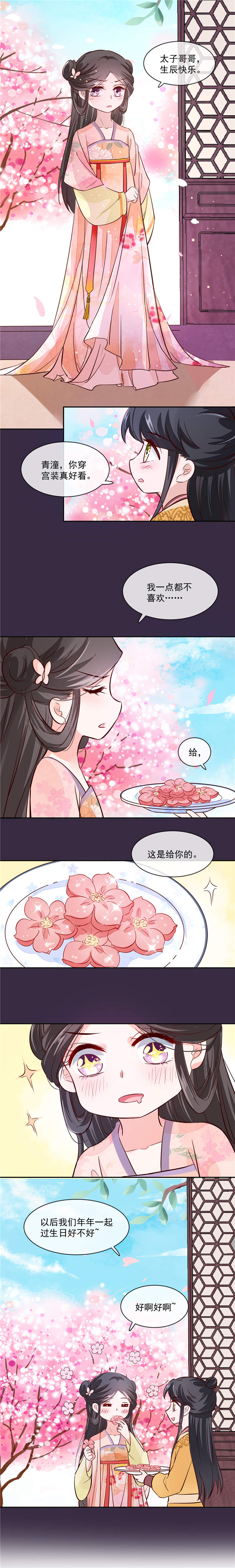 将军的小宠医第二季全集漫画,第42章：太子哥哥生辰快乐4图