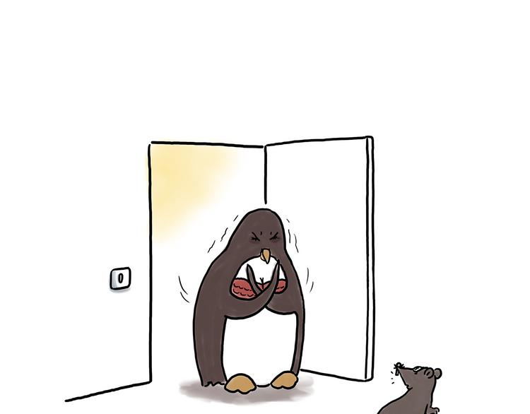惠心一笑漫画,牛排联想5图